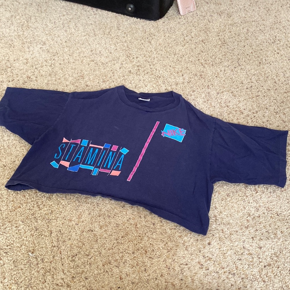 Vintage Nike muscle crop top